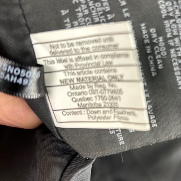 Marc New York Andrew Marc Eleanor Blue Puffer Coat Jacket Size S MISSING HOOD - Picture 9 of 16